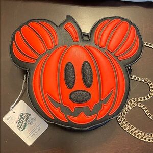 NWT Skinnydip London Disney Mickey Mouse Pumpkin Crossbody Bag